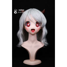 (NFD019)Customize Handmade Crossdress Full Head Female/Girl Resin Japanese Cartoon Character Animego Cosplay Kigurumi Mask